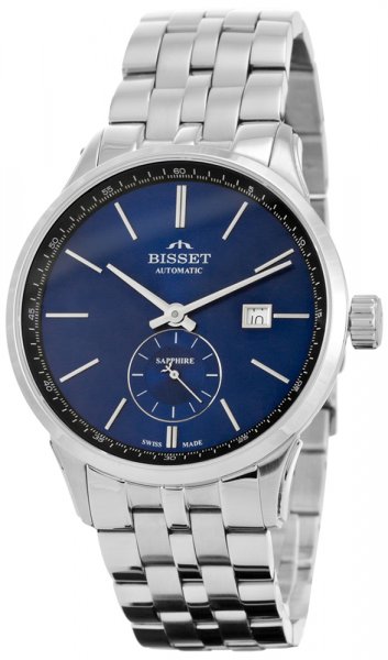Bisset BSMF59 srebrny granatowy BIS161