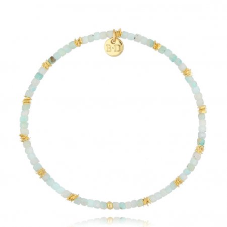 Biżuteria By Dziubeka BSC2068 Bransoletka z amazonitami Duchess