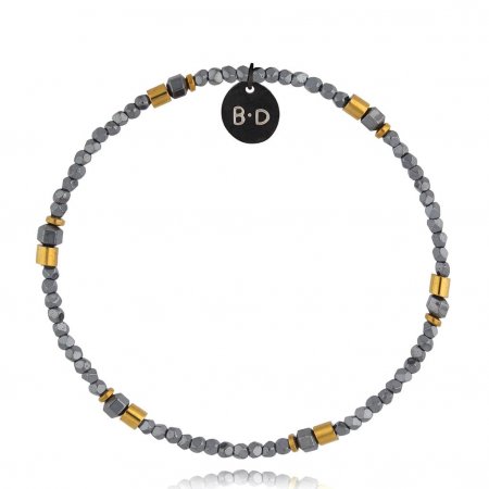 Biżuteria By Dziubeka BTW2680 Bransoletka z hematytami