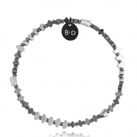 Biżuteria By Dziubeka BTW2694 Bransoletka z hematytami