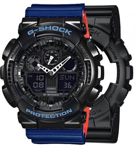 Zegarek Casio SET GA-100-1A1ER + BEZEL 10514393 + PASEK 10527467 