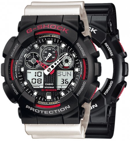 Zegarek Casio SET GA-100-1A4ER + BEZEL 10378531 + PASEK 10395227 