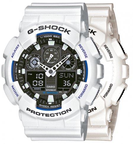 Zegarek męski G-SHOCK SET GA-100B-7AER + BEZEL 10347600 + PASEK 10347710