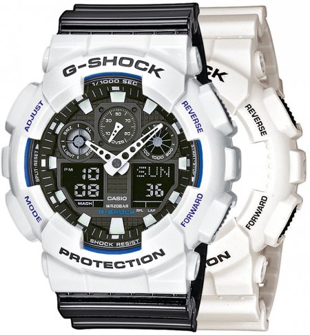 G-SHOCK SET GA-100B-7AER + BEZEL 10347600 + PASEK 10378391