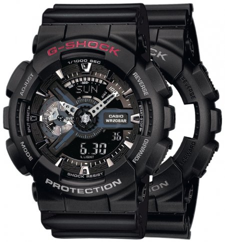G-SHOCK SET GA-110-1BER + BEZEL 10378531 + PASEK 10347688
