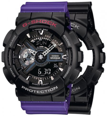 G-SHOCK SET GA-110-1BER + BEZEL 10378531 + PASEK 10498156