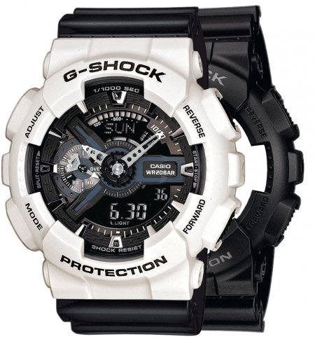 G-SHOCK SET GA-110-1BER + BEZEL 10395292 + PASEK 10347688