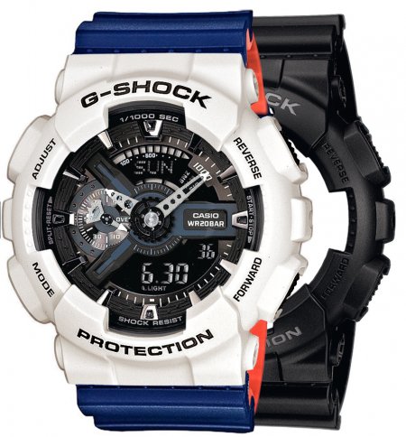 G-SHOCK SET GA-110-1BER + BEZEL 10395292 + PASEK 10527467
