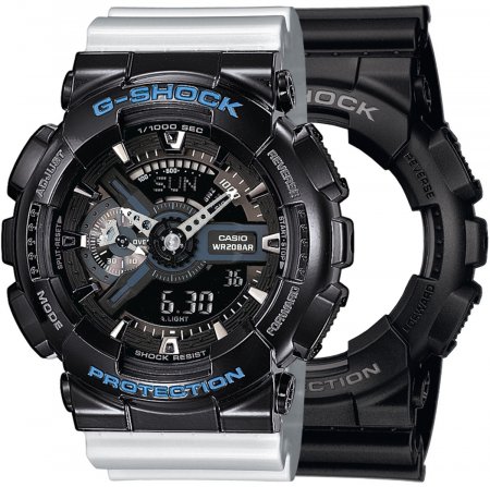 G-SHOCK SET GA-110-1BER + BEZEL 10407691 + PASEK 10347710