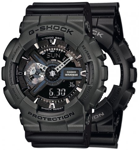 G-SHOCK SET GA-110-1BER + BEZEL 10467795 + PASEK 10347688