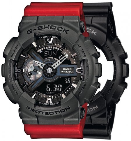 G-SHOCK SET GA-110-1BER + BEZEL 10467795 + PASEK 10395226