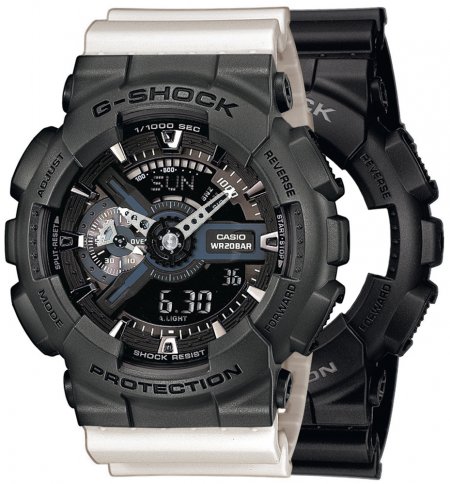 G-SHOCK SET GA-110-1BER + BEZEL 10467795 + PASEK 10395227