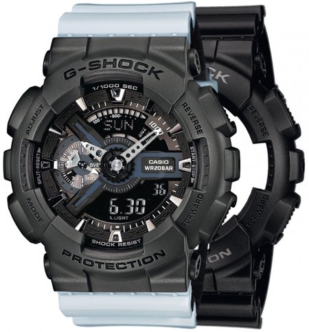 G-SHOCK SET GA-110-1BER + BEZEL 10467795 + PASEK 10527469
