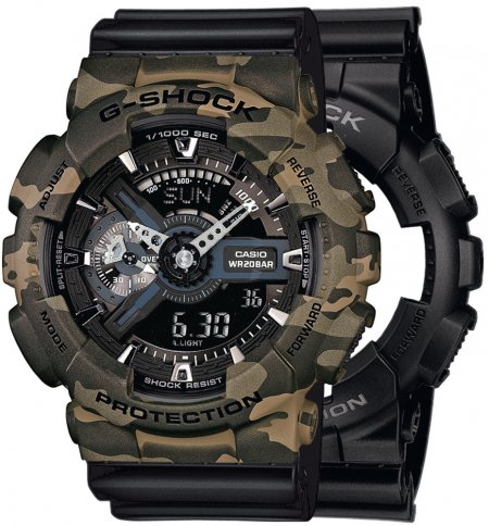 G-SHOCK SET GA-110-1BER + BEZEL 10507070 + PASEK 10347688
