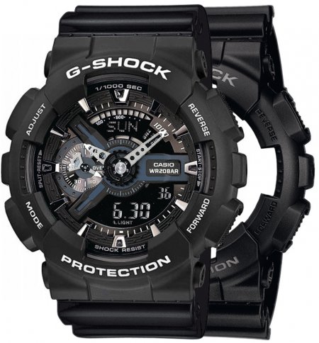G-SHOCK SET GA-110-1BER + BEZEL 10508136 + PASEK 10347688