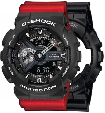 G-SHOCK SET GA-110-1BER + BEZEL 10508136 + PASEK 10395226