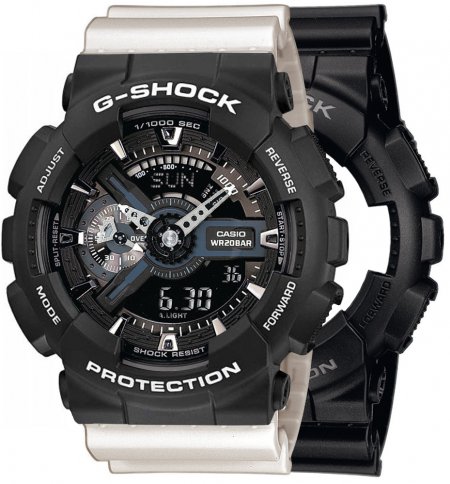 G-SHOCK SET GA-110-1BER + BEZEL 10508136 + PASEK 10395227
