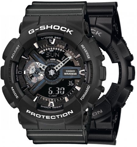 G-SHOCK SET GA-110-1BER + BEZEL 10508136 + PASEK 10467764