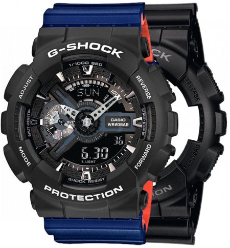 G-SHOCK SET GA-110-1BER + BEZEL 10508136 + PASEK 10527467