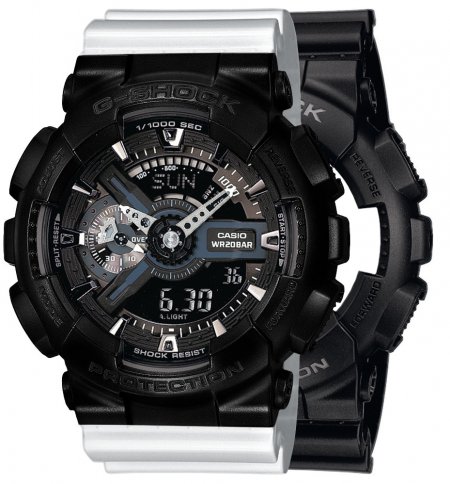 G-SHOCK SET GA-110-1BER + BEZEL 10523429 + PASEK 10347710