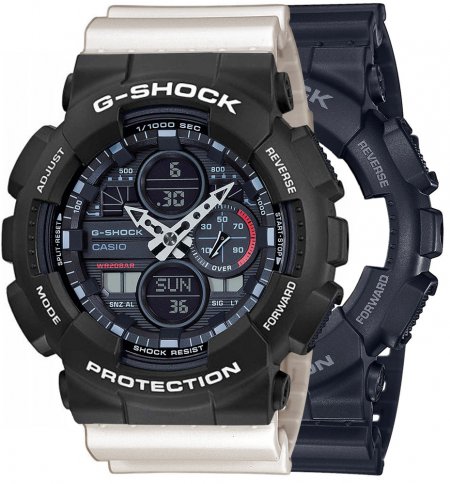 Zegarek Casio SET GA-140-1A1ER + BEZEL 10508136 + PASEK 10395227 