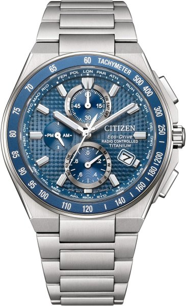 Citizen Eco-Drive Radio Controlled Super Titanium Chronograph AT8396-59L