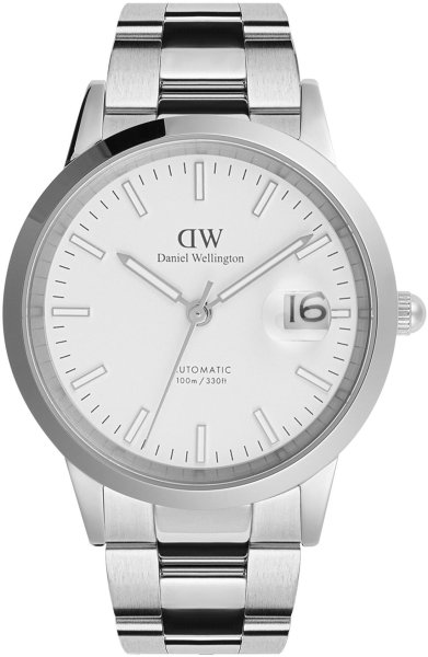 Zegarek Daniel Wellington DW00100754 Iconic Link Automatic Silver 40mm