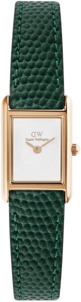 Zegarek Daniel Wellington DW00100910 Bound Mini Green Lizard Rose Gold