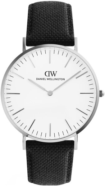 Zegarek Daniel Wellington DW00100944 Classic Black Canvas Silver 40mm