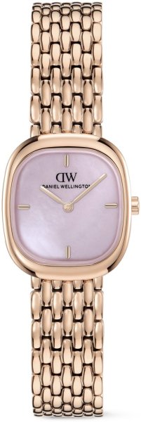 Zegarek Daniel Wellington DW00100990 Corta Pink MOP Grain-Link Rose Gold 24mm