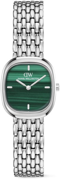 Zegarek Daniel Wellington DW00100991 Corta Malachite Grain-Link Silver 24mm