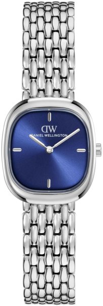 Zegarek Daniel Wellington DW00100992 Corta Royal Blue Grain-Link Silver 24mm