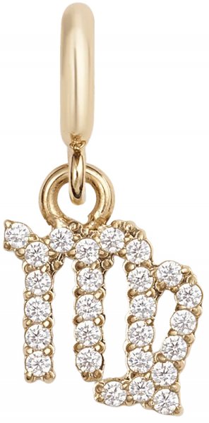 Biżuteria Daniel Wellington DW01500006 Zodiac Watch Charm Gold Virgo
