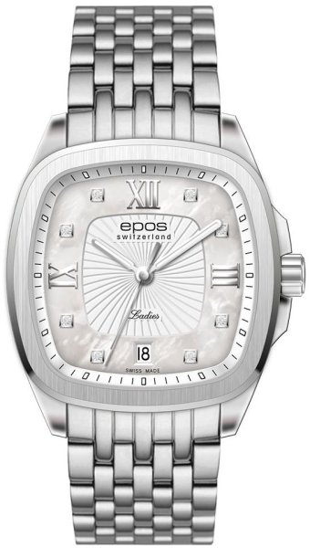 Zegarek Epos 8003.700.20.80.30 Ladies Diamonds Cushion-Shaped