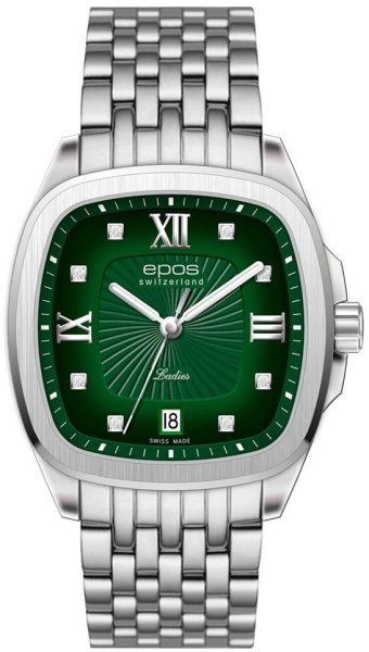 Zegarek Epos 8003.700.20.83.30 Ladies Diamonds Cushion-Shaped