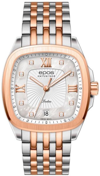 Zegarek Epos 8003.700.34.80.44 Ladies Diamonds Cushion-Shaped