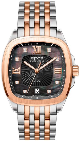 Zegarek Epos 8003.700.34.85.44 Ladies Diamonds Cushion-Shaped