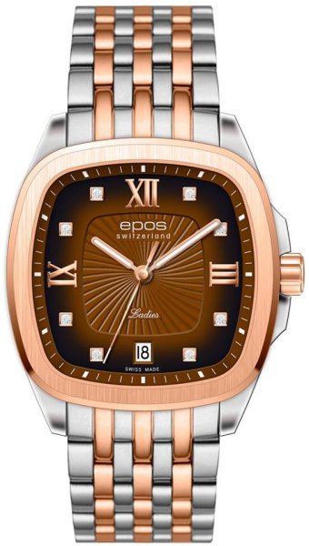 Zegarek Epos 8003.700.34.87.44 Ladies Diamonds Cushion-Shaped