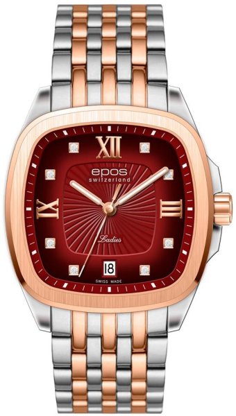 Zegarek Epos 8003.700.34.89.44 Ladies Diamonds Cushion-Shaped