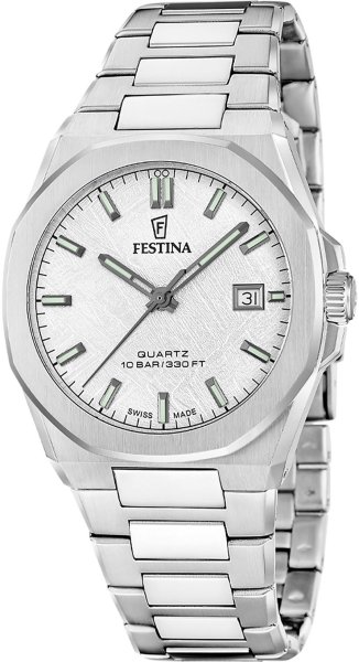 Zegarek Festina F20100-1 Classic Swiss Made