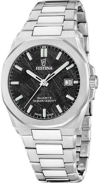 Zegarek Festina F20100-5 Classic Swiss Made