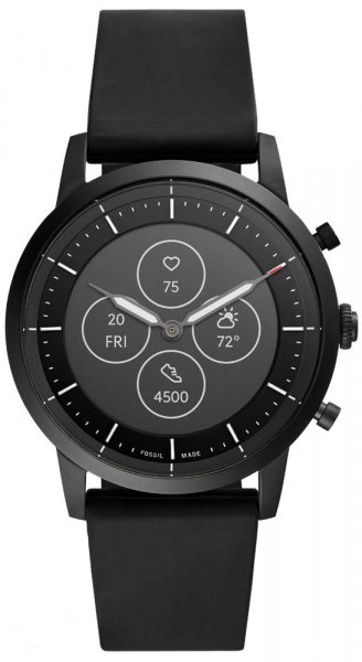 Zegarek Fossil FTW7010 Hybrid Smartwatch HR Collider Black Silicone