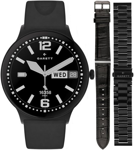 Zegarek męski Garett 5904238487570-PAY-BLACK