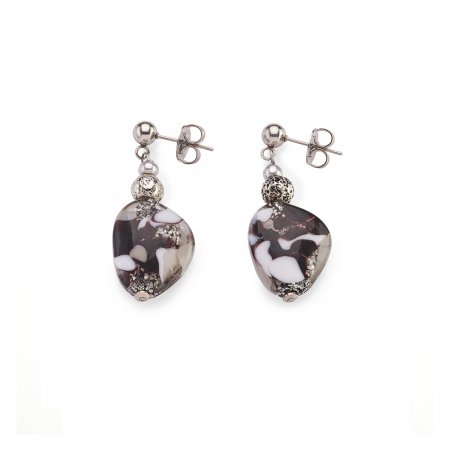 Biżuteria Antica Murrina OR626A14 ALLURE ALLURE KOLCZYKI PENDENT BLACK