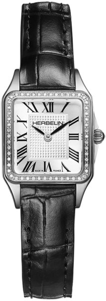 Zegarek Herbelin 17407AP54Y08 Luna Mini Quartz Diamonds