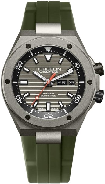 Zegarek Herbelin 1745TITICK Cap Camarat Automatique Titane Diver Noir