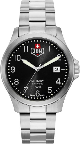 Zegarek JDM Military JDM-WG001-09 Alpha I męski 40 mm na bransolecie