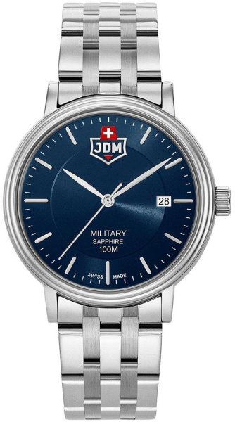 Zegarek JDM Military JDM-WG004-03 Kilo męski 40 mm z niebieską tarczą