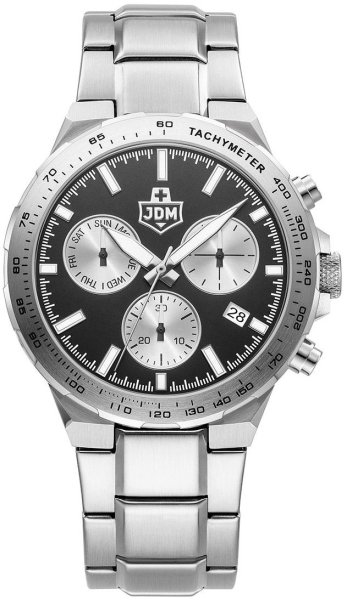 Zegarek JDM Military JDM-WG036-01 Bolt męski 44 mm z chronografem