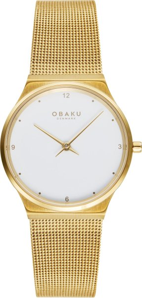 Zegarek Obaku V319LXGWMG Servietter Lille - Gold